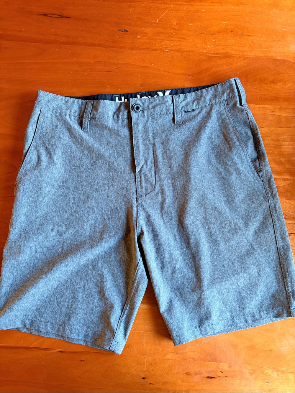 Hurley Phantom Men's Dark Gray Flat-Front Shorts